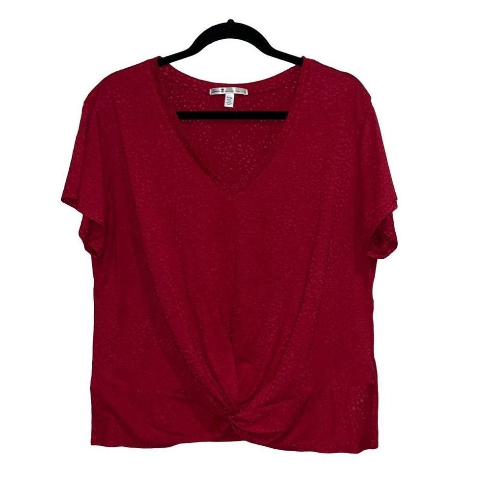 Seven7 Short Sleeve Crop Top